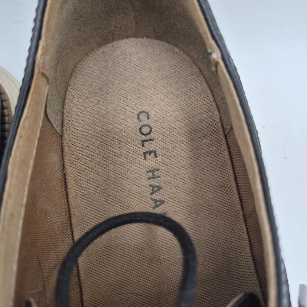 Cole Haan Shoes Mens Size 10.5 Black Wingtip Oxford‎ Leather Brogue Dress C21130